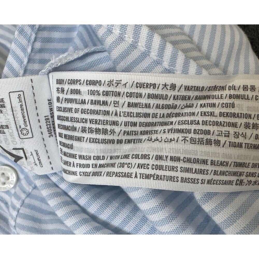 Hollister "Oxford Icon Shirt" Size Small Button Down Slim Fit 100% Cotton - Picture 7 of 14